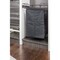 Hardware Resources Satin Nickel 18" Deep Pullout Canvas Hamper with Removable Laundry Bag POHS-18SN - alternate 4